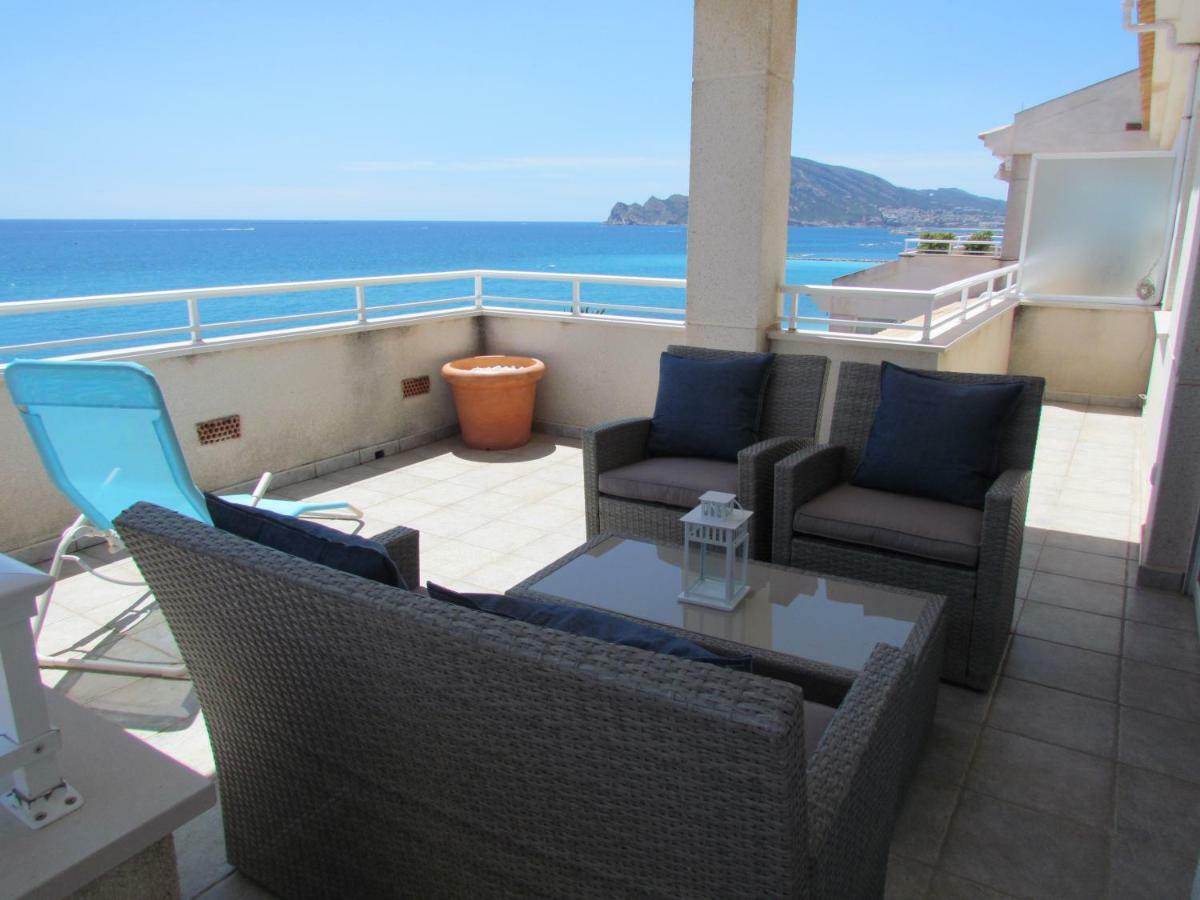 Beach Front Line Penthouse In Altea Eksteriør billede