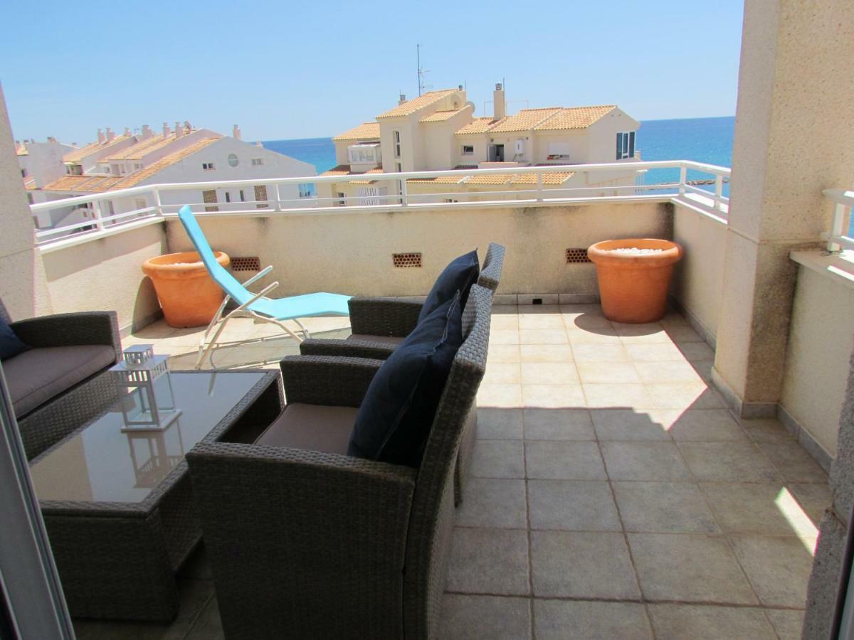Beach Front Line Penthouse In Altea Eksteriør billede