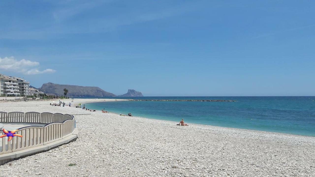 Beach Front Line Penthouse In Altea Eksteriør billede